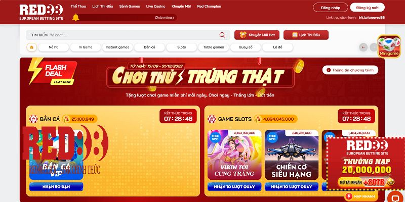 Khuyến mãi RED88 cực hot sau khi đăng ký